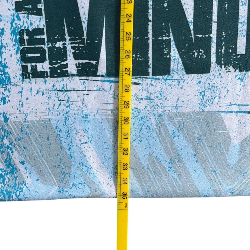 Sweaty Warrior Fitness Towel You‎ Can Do Anything Workout Gym Sports Blue